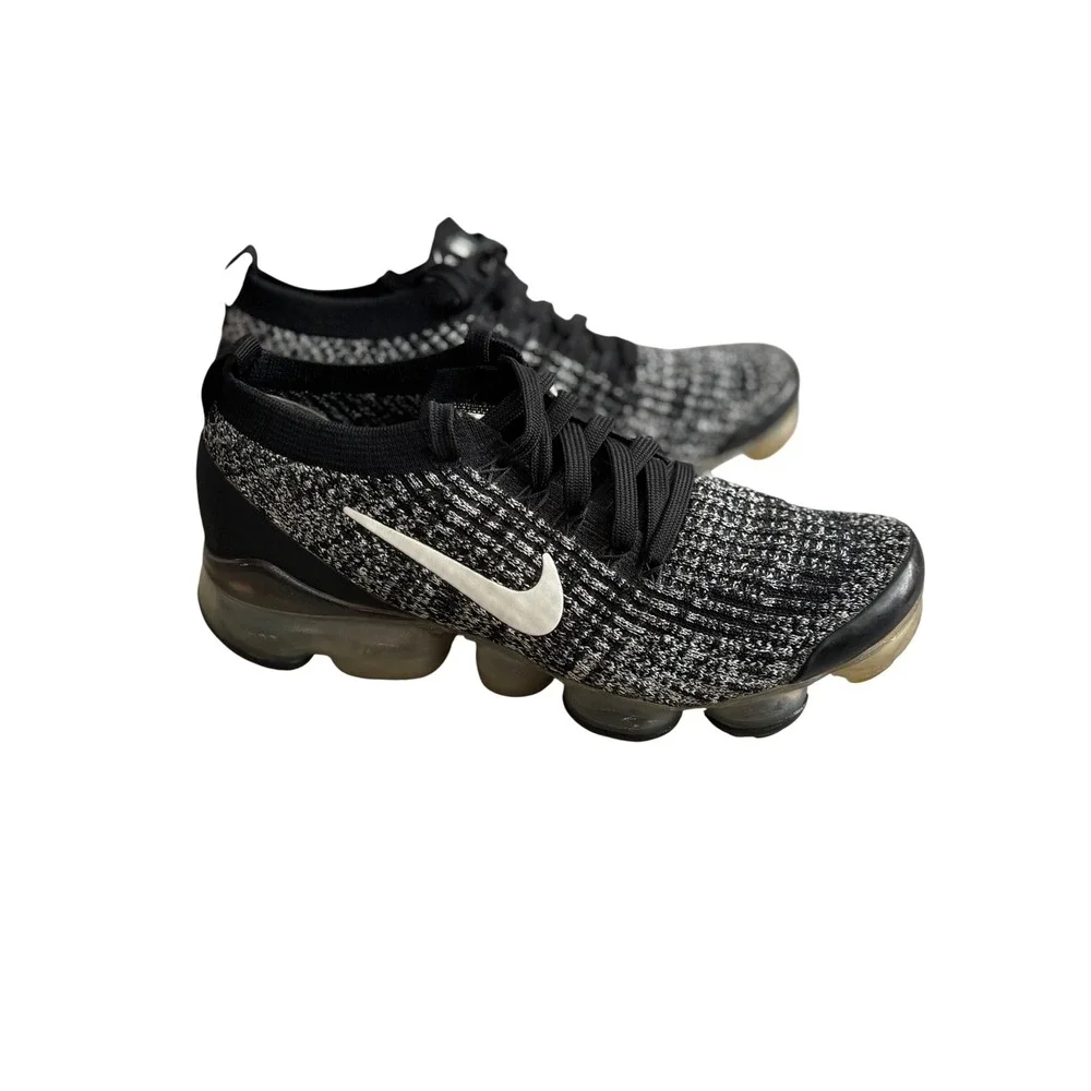 Nike Air VaporMax Flyknit 3 Oreo Black White AJ6910-001 Womens Running Shoes 6.5